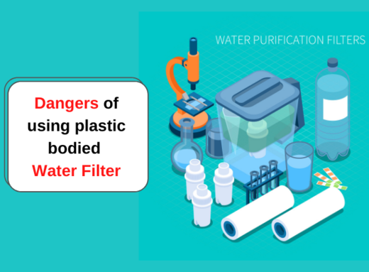 Plastic water filter