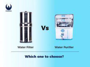 Water filter vs water purifier